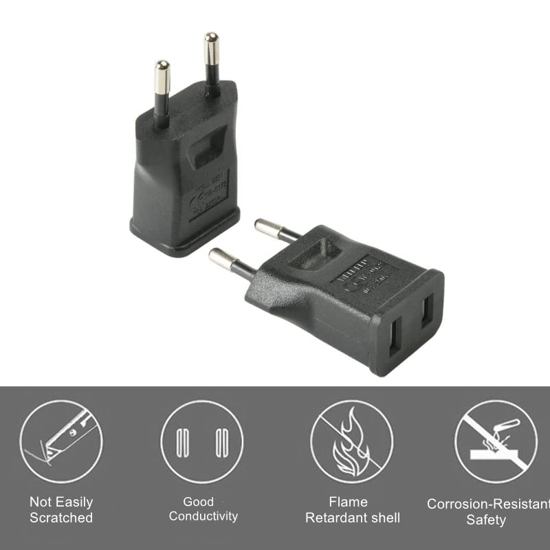 Amazon.co.jp: Fielect 電源アダプタIEC 電源変換プラグ 電源